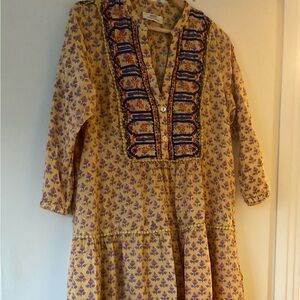 Anthropologie eshakti ethno Boho dress